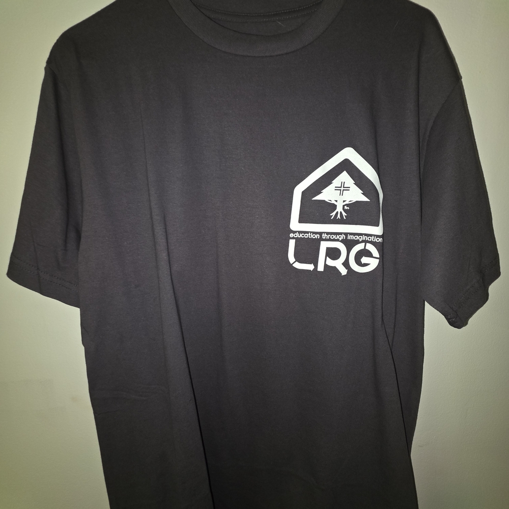 LRG Men's Charcoal Gray Tee